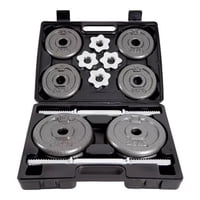 Set Mancuernas 20Kg Live Up Con Maleta