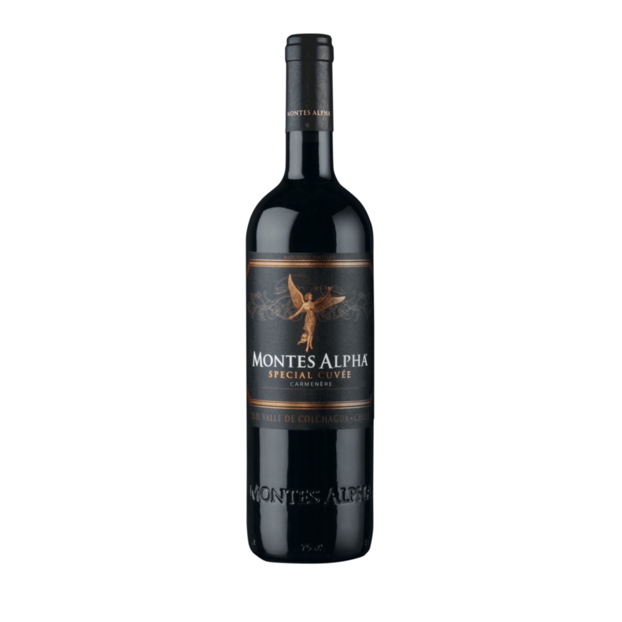 Vino Tinto Carmenere Alpha Cuvee 14.5° Botella 750 ml Montes