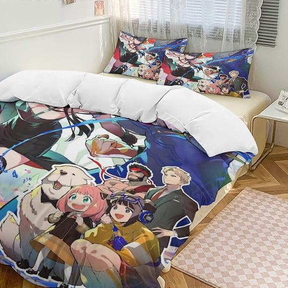 Spy X Family Anime Home Bed3-piece Set,Lightweight and comfortable
