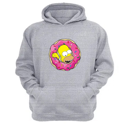 Genérico - Polerón Canguro Familia Amarilla Gris Claro Talla S Unisex