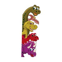Magideal - Calcomanía De Dinosaurios Detrás De La Puerta, 11,8X35,4 Pulgadas, Pegatina Decorativa Colorida Extraíble Para Pared, Decoración De Pared Para Sala De Bien