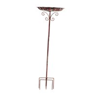 Ioensy - Comedero Para Pájaros, Cuenco Decorativo De Metal, Diseño Vintage Para Porche, Jardín, Patio