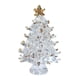 thumbnail image 1 of Pequeño árbol De Navidad De Cristal Estatuilla Manualidades Oficina Sala De Estar Vacaciones Transparente, 1 of 3