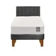 thumbnail image 1 of Cama Europea 1 Plaza Luna + Respaldo Tubular Madera Gris, 1 of 7