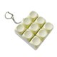thumbnail image 1 of Mini Llavero Con 9 Botones, Juguete Para Dedos, Multiusos, Resistente, Amarillo Claro, 1 of 5