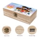 thumbnail image 3 of Levántate y Canta Caja Organizadora de Madera Rústica - Caja Decorativa Multifuncional para Escritorio, Hogar, Oficina, Joyas y Manualidades, 3 of 6