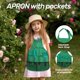 thumbnail image 3 of Juego de herramientas de jardinería CUTE STONE Kids con carretilla y delantal, 3 of 9