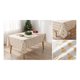 thumbnail image 4 of Mantel Navideño Rectangular 140x220 Blanco Pinos Dorados, 4 of 4
