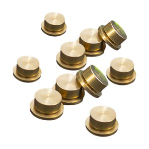 Magideal - 10X Mini Rodamientos Rodamientos De Collar Giratorios Rodamientos En Miniatura De Cobre, Rodamientos De Manga De Cobre, Piezas Metalúrgicas