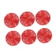 thumbnail image 5 of Juego De 6 Posavasos Reutilizables De 4 Pulgadas Para Restaurante, Oficina Y Encimera, Color Rojo, 5 of 5