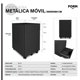 thumbnail image 5 of Cajonera Metálica Móvil 39x50x60 cm Negro, 5 of 5