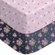thumbnail image 1 of Juego de 2 sábanas ajustables Yoofoss Mini Cuna 96 x 66 cm Rosa Cereza, 1 of 7