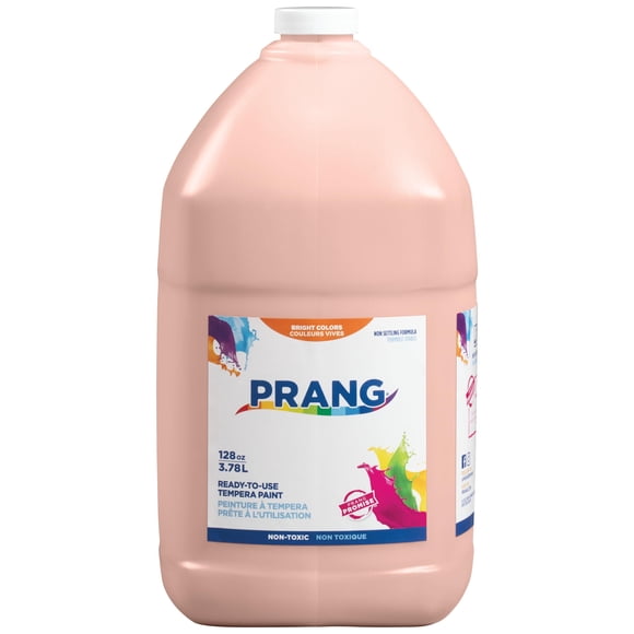 Tempera Prang Prang, color melocotón listo para usar, 3,78 litros (1 galón), 1 unidad