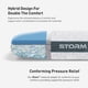 thumbnail image 5 of Pillow Bedgear Storm Performance 1.0, refrescante, para dormir en caliente, 5 of 9