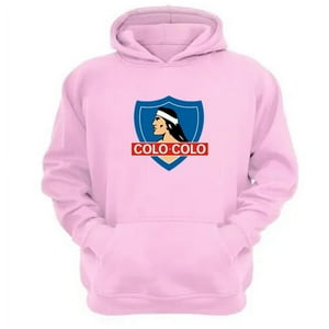 Genérico - Polerón Canguro Equipo Cc Rosa Talla Xl Unisex