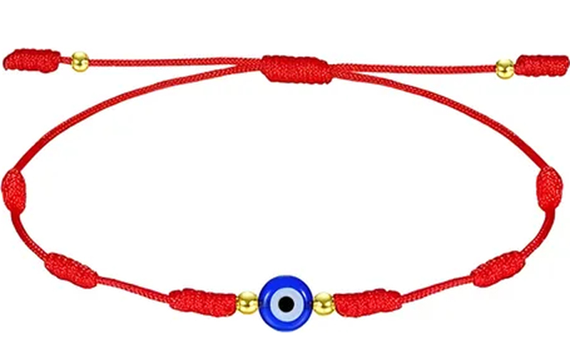 Genérico - Pulsera Hilo Rojo Ojo Turco Protección