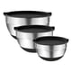 thumbnail image 1 of 3 Bowls Con Tapa Acero Inoxidable Antideslizante Simplit Negro, 1 of 9