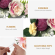 thumbnail image 3 of Diadema de flores para perro, corona de flores para mascotas, tocado de flores, hojas naturales, corona para perros y gatos, decoración de boda, 3 of 5
