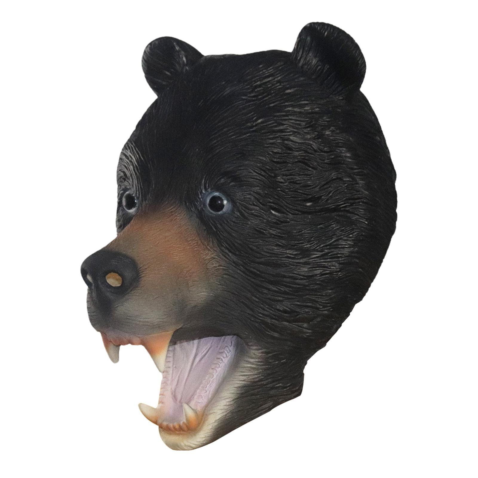 Bothyi - Máscara De Carnaval De Oso Realista Máscara De Cabeza De Oso Para La Fiesta De Halloween De Vestuario
