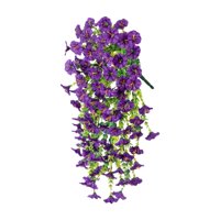 Magideal - Plantas Colgantes Artificiales Garland Creative Fake Wall Plants Decoración De Plantas Colgantes Para Hoteles De Fiesta De Inauguración De Aniversario Púrpura