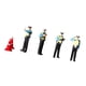 thumbnail image 3 of Figuras De Policía De Tráfico En Miniatura Escala 1/64 Para Coleccionables De Decoración De Escenas DIY, 3 of 5