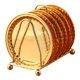 thumbnail image 3 of Vajilla De Bandeja De Almacenamiento De Oro Plateado Para Boda De Estilo Europeo Tabel C, 3 of 5