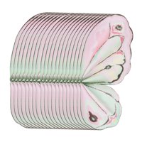 Bothyi - 20 Piezas De Papel De Regalo De Flores Ala De Mariposa Para Decoración Para Fiesta De Boda Rosa Claro