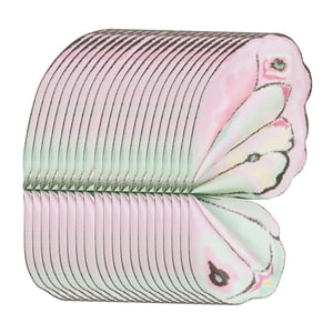 Bothyi - 20 Piezas De Papel De Regalo De Flores Ala De Mariposa Para Decoración Para Fiesta De Boda Rosa Claro