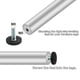 thumbnail image 4 of Patas niveladoras para muebles TOVOT M8×1.25 mm, 24 piezas, 4 of 7