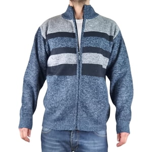 Likeshop - Chaleco Sweater Frisado Hombre Cuello Alto Cierre 2113