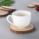 thumbnail image 5 of Posavasos redondos de madera natural para manualidades, soporte para tazas de té, café y bebidas, mantel de mesa, decoración de mesa, accesorios de cocina, 5 of 6