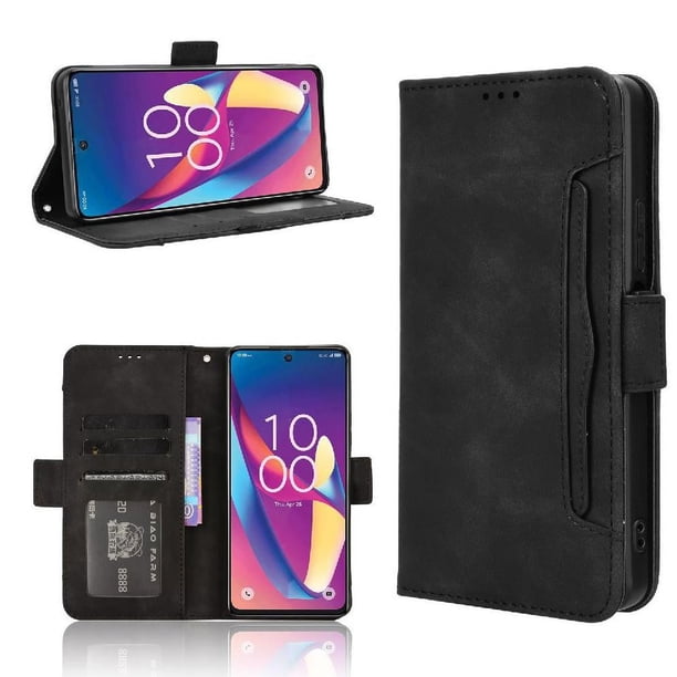 Funda Tipo Billetera FOXDOCK para TCL 50 XL 5G – Tapa Flip con Tarjetero