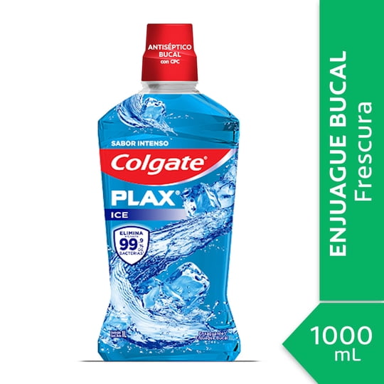 Enjuague Bucal Plax Ice Freezestorm 1000 ml Colgate