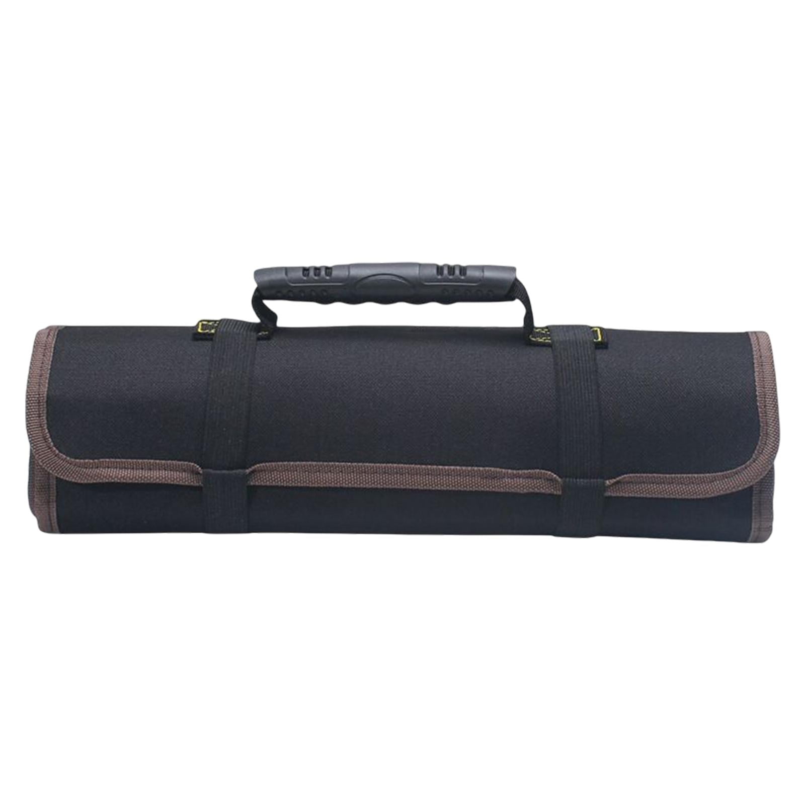 Magideal - Bolsa Multiusos Para Llaves, Organizador De De Envoltura, Bolsillos Con Cremallera, Estuche Organizador, Bolsas De Herramientas Enrollables , Café Café