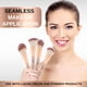 thumbnail image 5 of Set de Brochas de Maquillaje EXPRESSIONS 4 piezas Brown Glam, 5 of 8