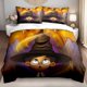 thumbnail image 1 of 3pcs Bedding set Warner'S Wizard Boy & Floating Candles Print Duvet Cover Set | Polyester Digital Printing, 1 of 1