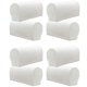 thumbnail image 4 of Conjunto de 8 muebles de franela sofá reposabrazos cubre protectores blanco, 4 of 5
