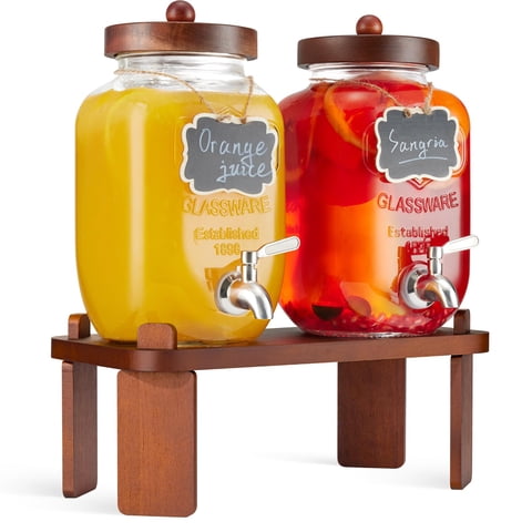 Dispensador De Bebidas Favorflavor, 2 Vasos, 3,78 L Con