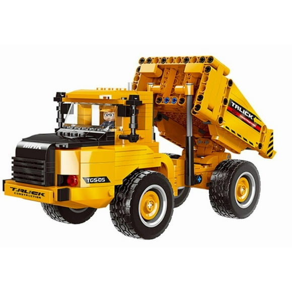 Camión Tolva Maquinaria de Construcción, compatible Lego