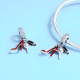 thumbnail image 2 of Charm dije colgante tacon alto plata 925 Rojo, 2 of 3