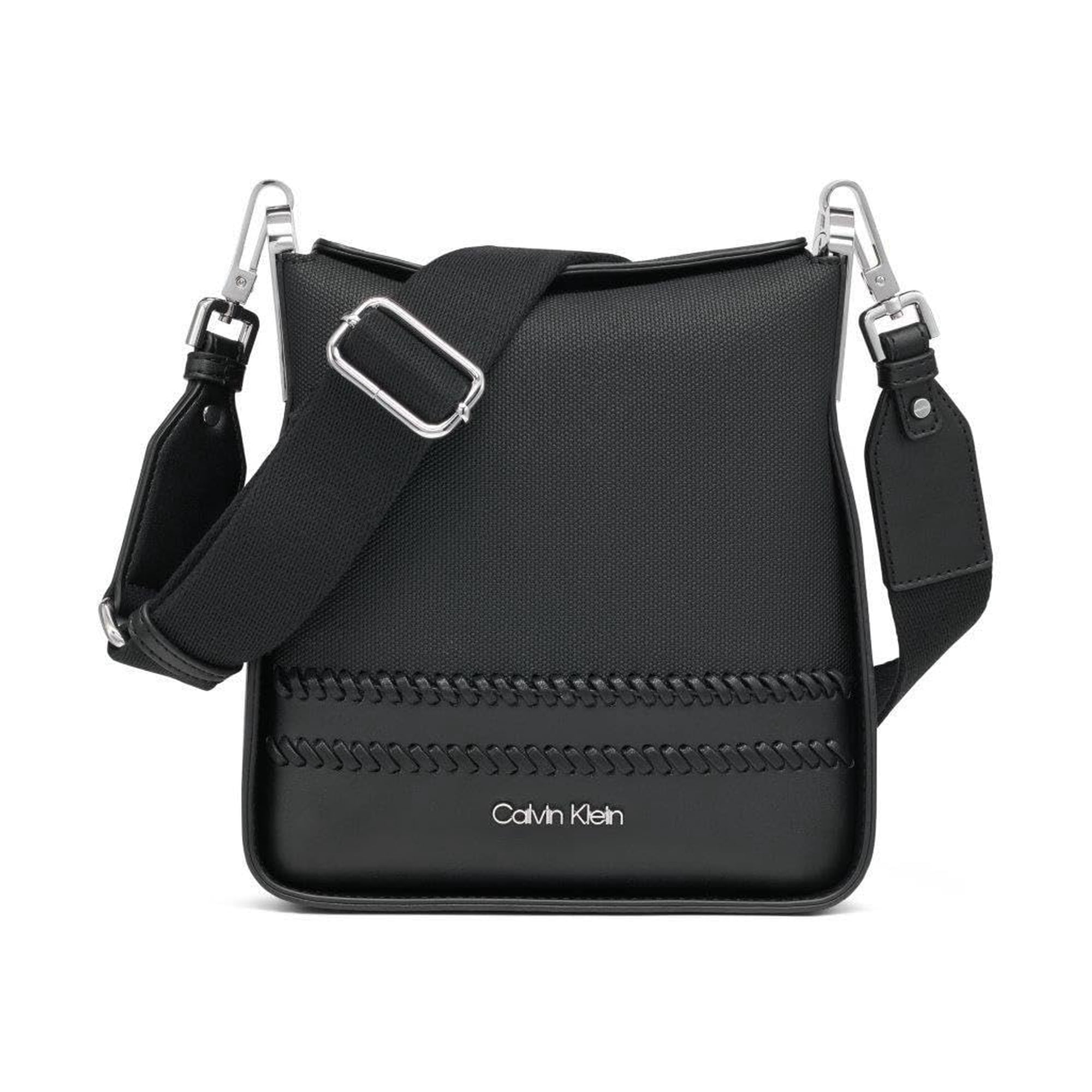 Bolso Bandolera Pequeño Calvin Klein Fay North/south, Negro