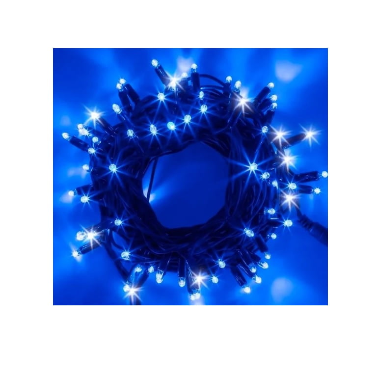 Genérico - Guirnalda De 200 Luces Azules Navideñas Decoración