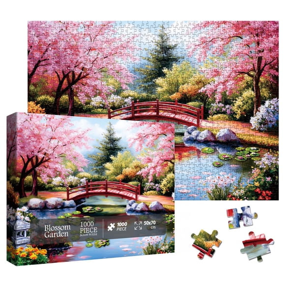 Rompecabezas Larkipuzz Garden Landscape 1000 piezas para adultos