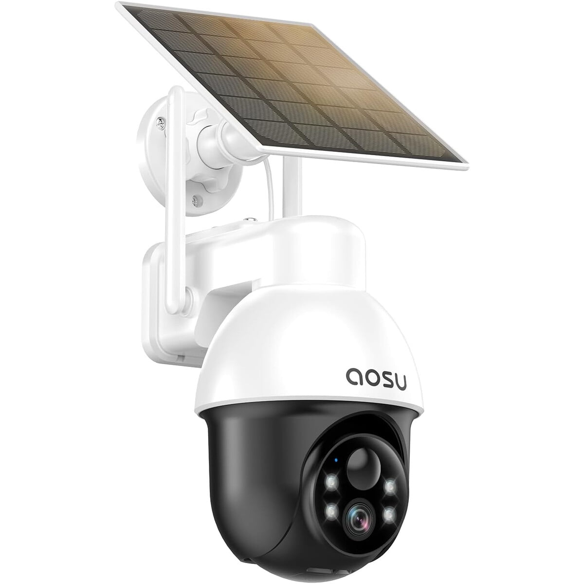 Camara Seguridad Solar Aosu 2k Ptz 360a Exterior Ip65