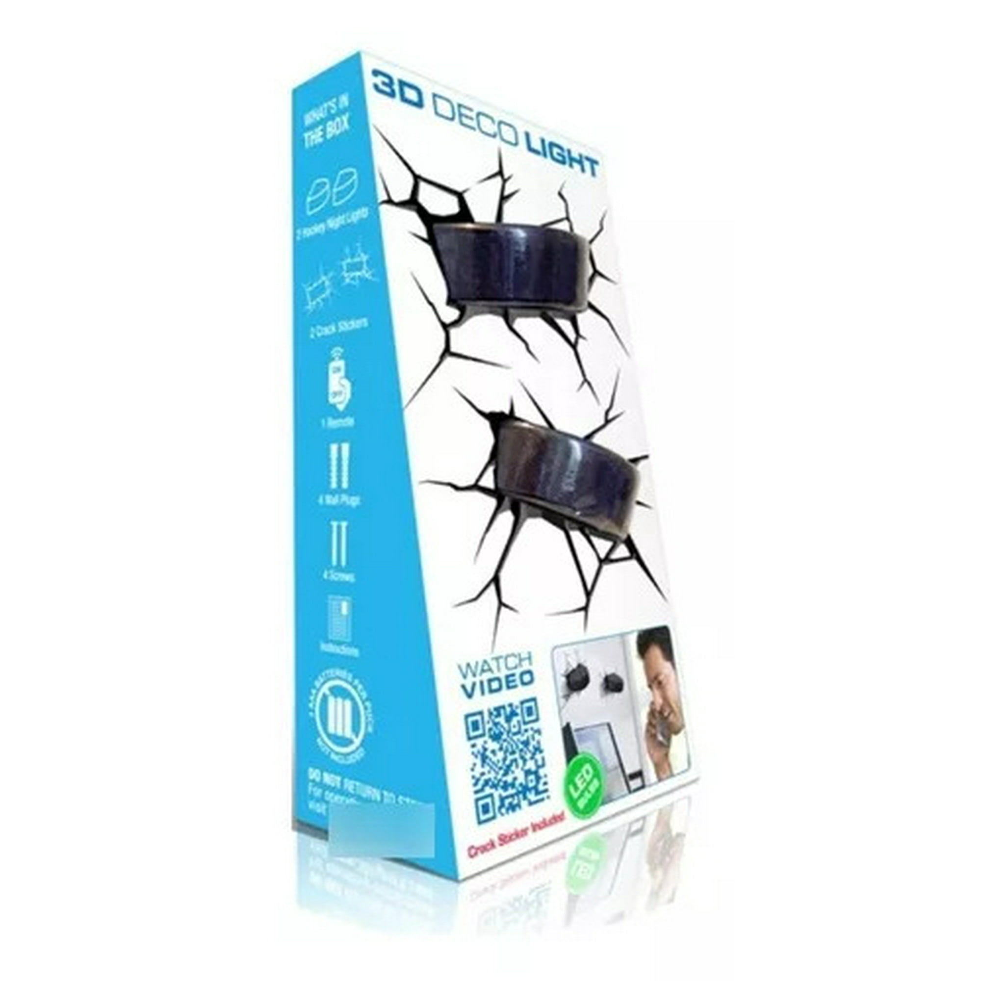 Fxlight - Lámpara Mural 3d 2x Discos De Hockey Sobre Hielo