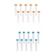 thumbnail image 5 of Cilindro graduado de plástico 20 piezas tubo centrífuga prueba de laboratorio 10 ml 15 ml, 5 of 6