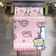 thumbnail image 1 of Hello Kitty Treats to Eat with Friends So Sweet! 3 Pieces Duvet Cover Set Full Size Super Soft Fade Resistant Microfiber Bedding Set, 1 of 4