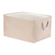 thumbnail image 1 of REGALWOVEN Cubo de Almacenamiento, Caja de Tela con Asas para Armario, 1 Cesta de Almacenamiento para Organizar Ropa Libros Blanco 19.7*15.7*12in, 1 of 7