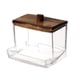 thumbnail image 5 of Dispensador Qtip, contenedor para almohadillas de algodón, organizador de cosméticos, hisopo de algodón portátil para maquillaje, soporte para bolas, 9 cm x 7 cm x 75 cm, 5 of 5