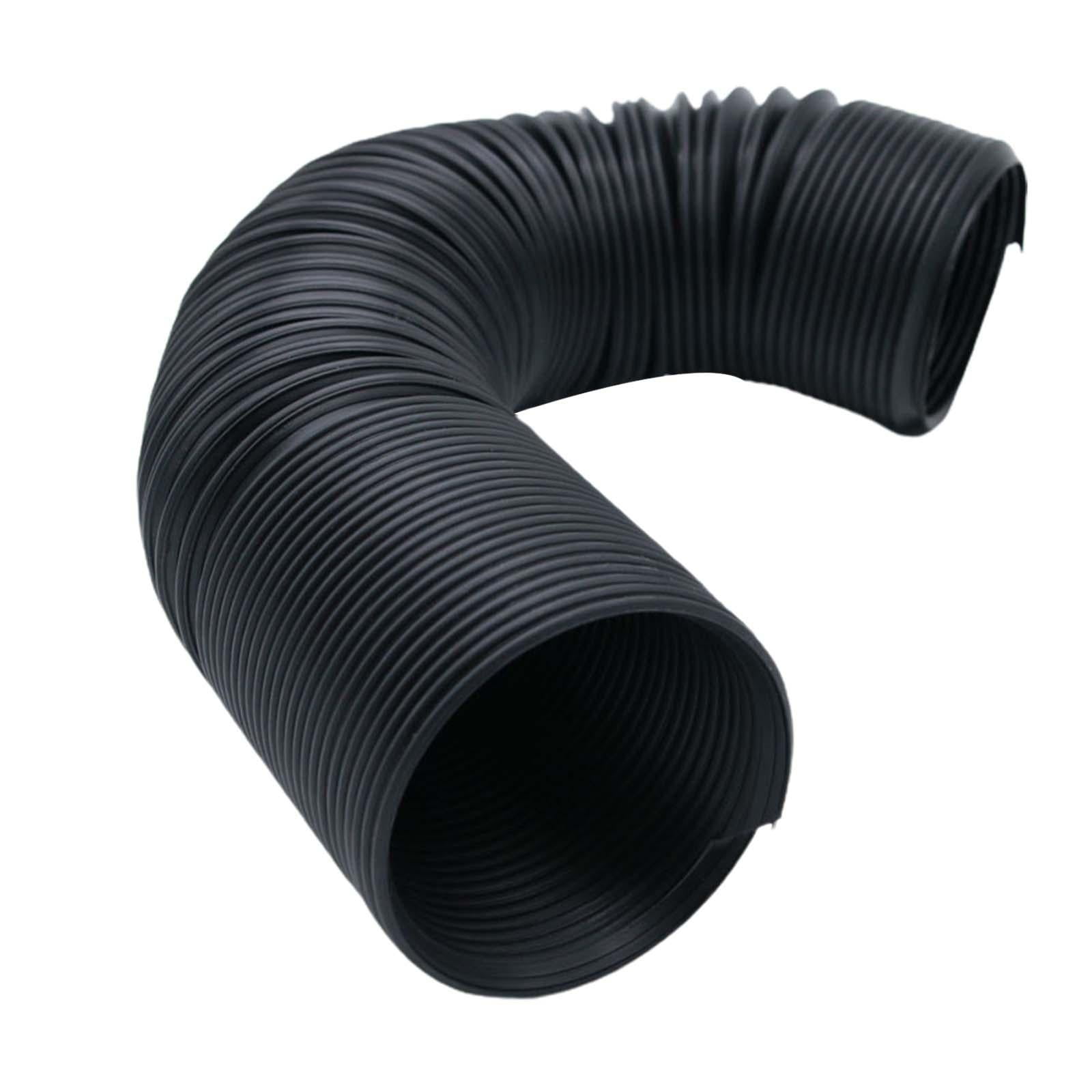 Magideal - Manguera Flexible De Admisión De Aire Frío, Manguera De Alimentación De Conductos De Aire Frío, Piezas De Admisión De Aire Para Automóviles, Tubos De Negro 50 Mm De Diámetro